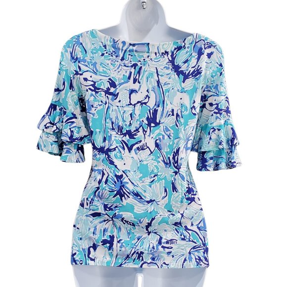 LILLY PULITZER Lula Top Size XXS - Picture 4 of 8